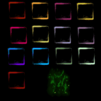 首饰内观特效框系列0092
