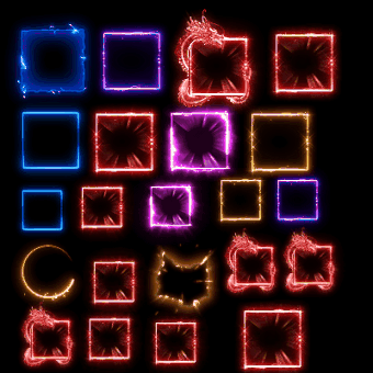 首饰内观特效框系列0095