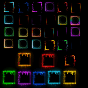 首饰内观特效框系列0105