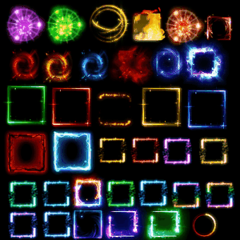 首饰内观特效框系列0109