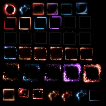 首饰内观特效框系列0110