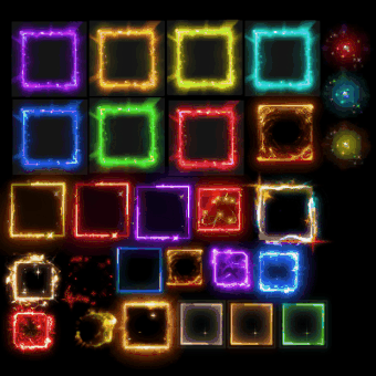 首饰内观特效框系列0121