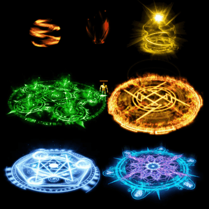 魂环光圈特效系列0076