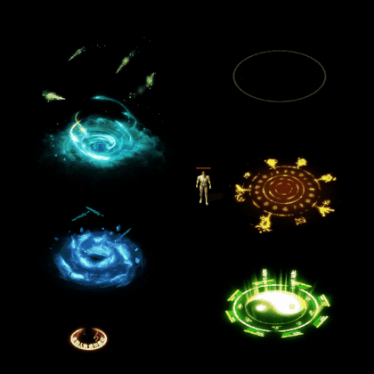 魂环光圈特效系列0084