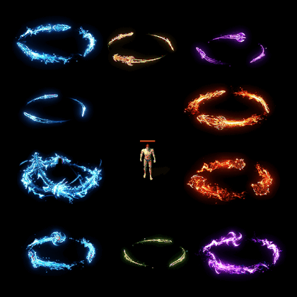 魂环光圈特效系列0091