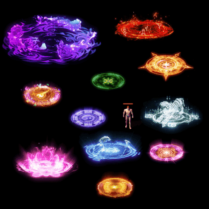 魂环光圈特效系列0094