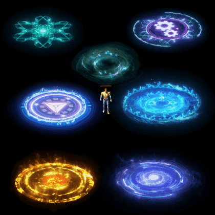 魂环光圈特效系列0099