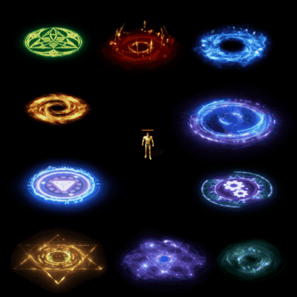 魂环光圈特效系列0105