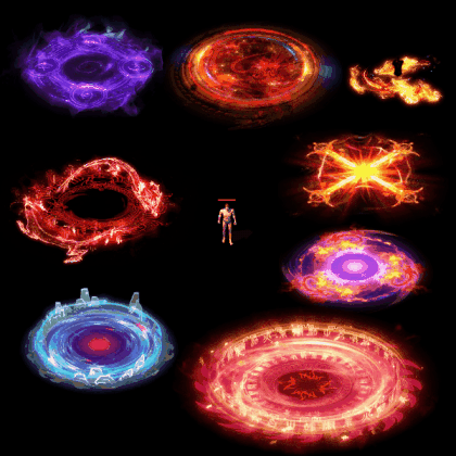 魂环光圈特效系列0106