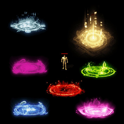 魂环光圈特效系列0108