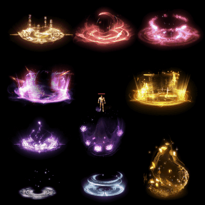 魂环光圈特效系列0109