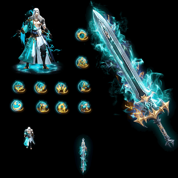 996引擎专用剑甲首饰全套装备系列59