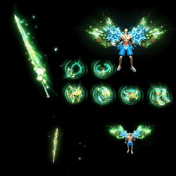 996引擎专用剑甲首饰全套装备系列81