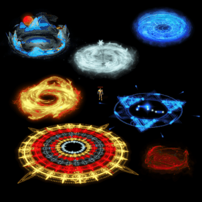 魂环光圈特效系列0110