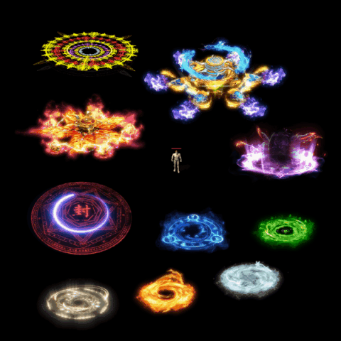 魂环光圈特效系列0111