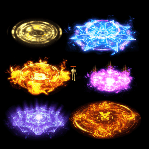 魂环光圈特效系列0121