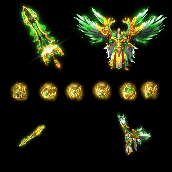 996引擎专用剑甲首饰全套装备系列152