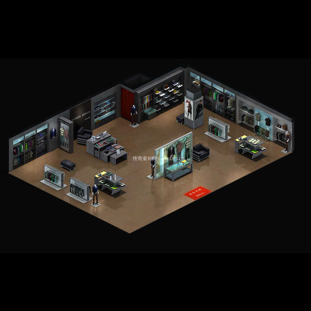 现代风格系列地图27