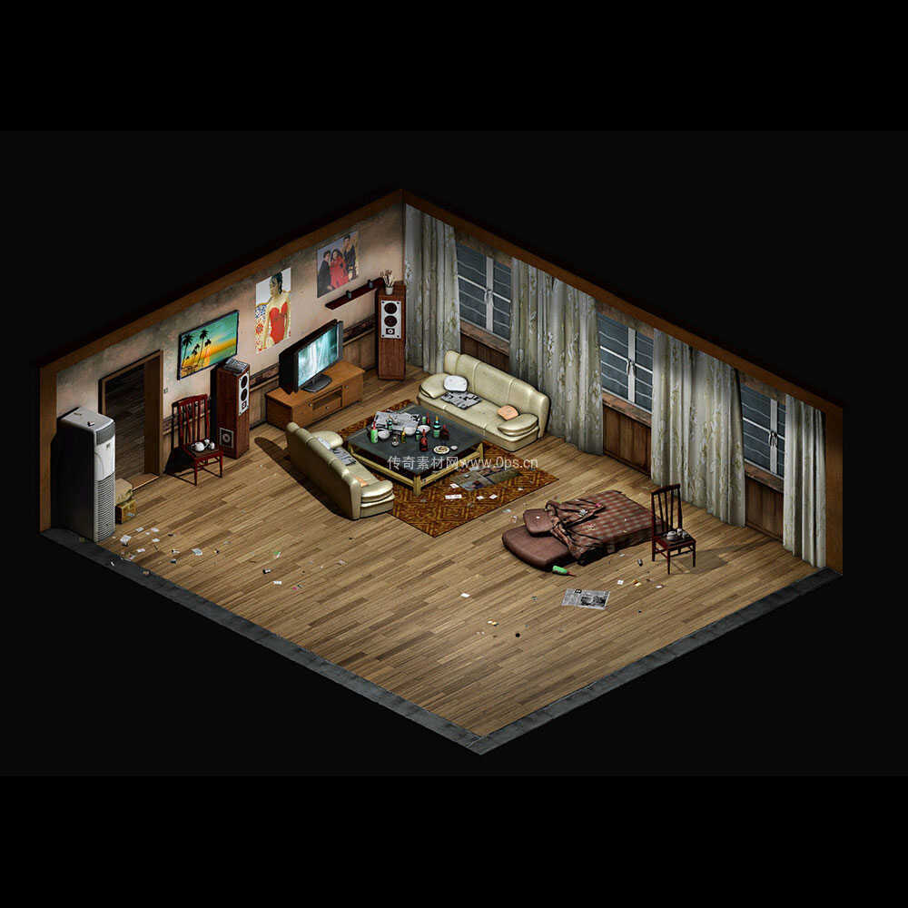 现代风格系列地图39