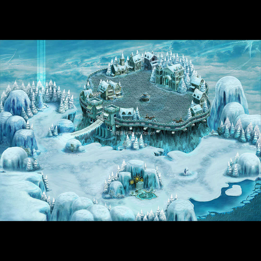 冰雪地图系列0219