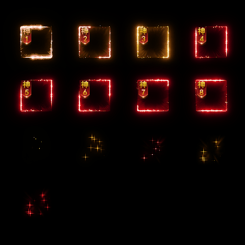 首饰内观特效框系列0128