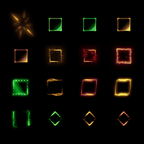 首饰内观特效框系列0134