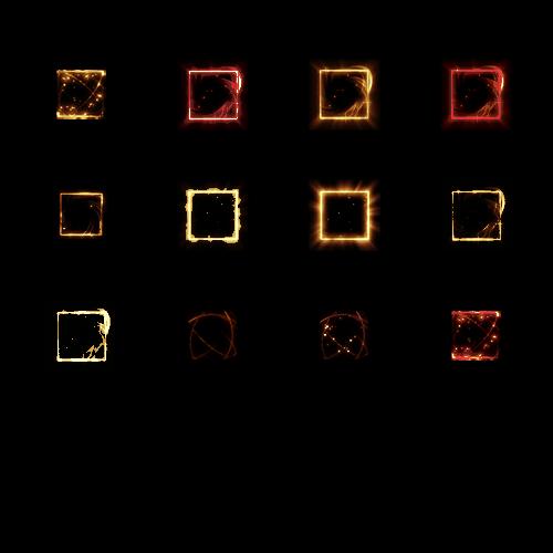 首饰内观特效框系列0136