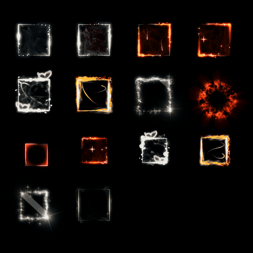 首饰内观特效框系列0140