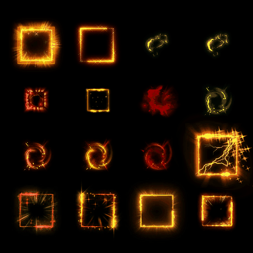 首饰内观特效框系列0144