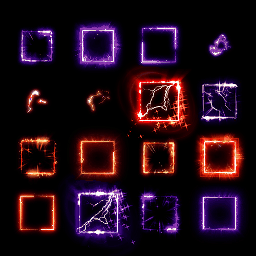 首饰内观特效框系列0145