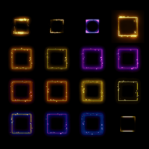 首饰内观特效框系列0150