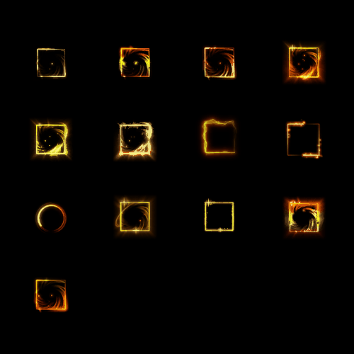 首饰内观特效框系列0153
