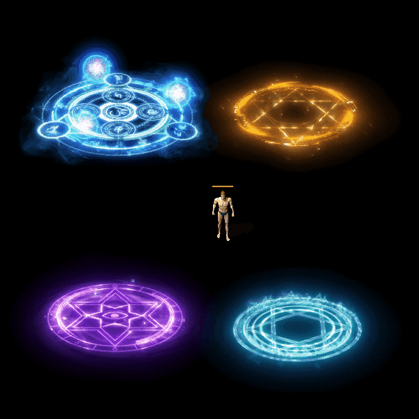 魂环光圈特效系列0146