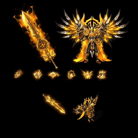 996引擎专用剑甲首饰全套装备系列213