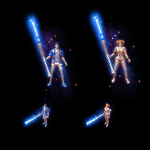 996引擎专用男女一体时装装备系列0247