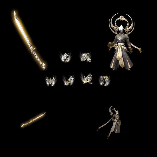 996引擎专用剑甲首饰全套装备系列255