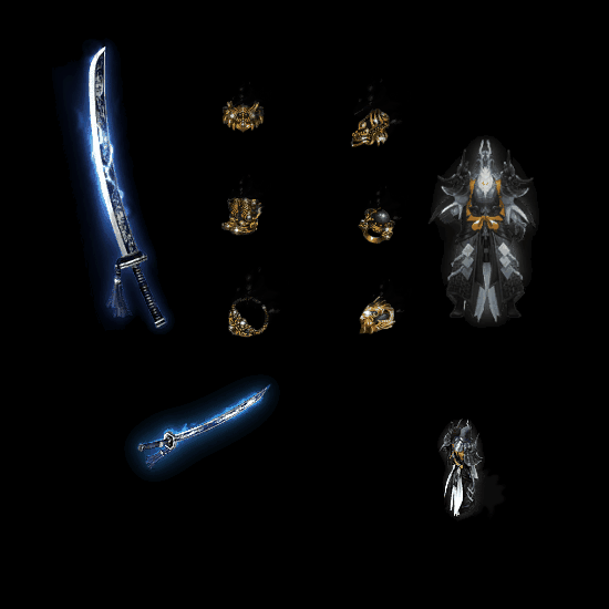 996引擎专用剑甲首饰全套装备系列258