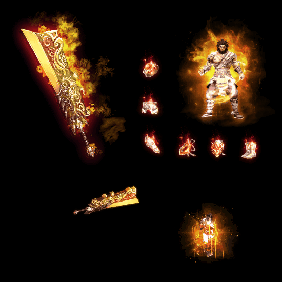 996引擎专用剑甲首饰全套装备系列260