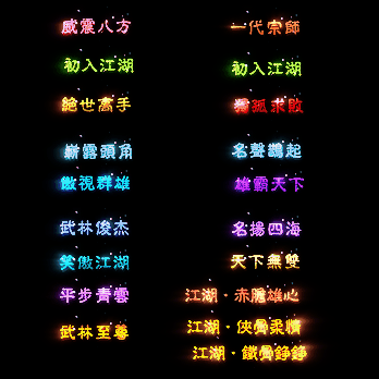 多阶多组称号系列0114