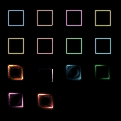 首饰内观特效框系列0168