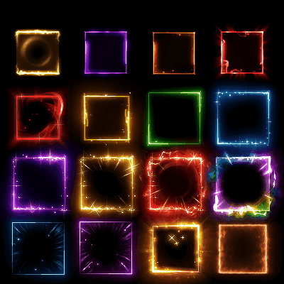 首饰内观特效框系列0175