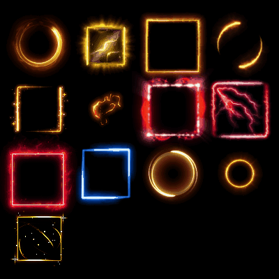 首饰内观特效框系列0213