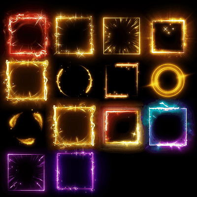 首饰内观特效框系列0217