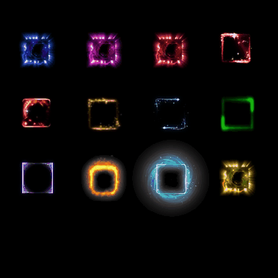 首饰内观特效框系列0220