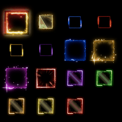 首饰内观特效框系列0244