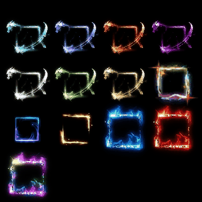 首饰内观特效框系列0245