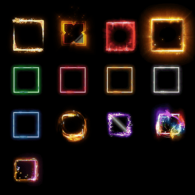 首饰内观特效框系列0246