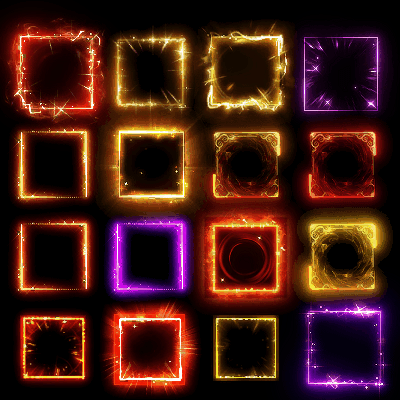 首饰内观特效框系列0253