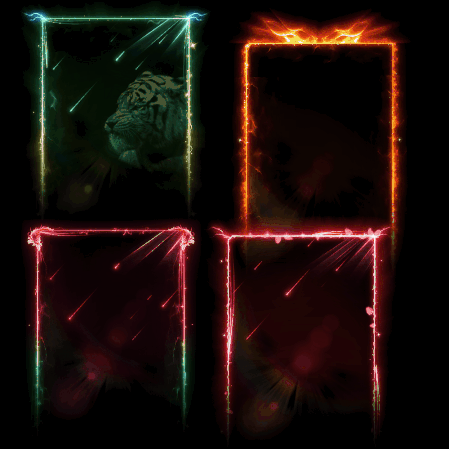 悬浮框背景特效系列0069