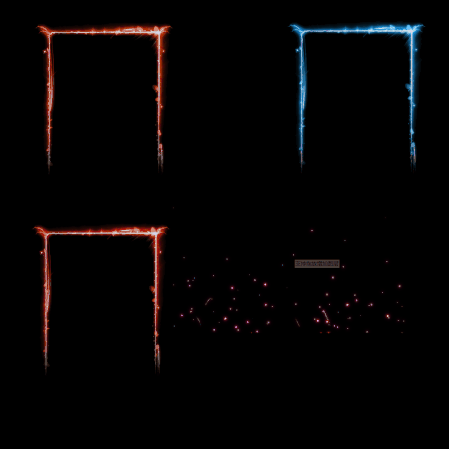 悬浮框背景特效系列0073